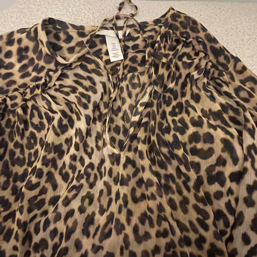 Leopard Print Women's Top